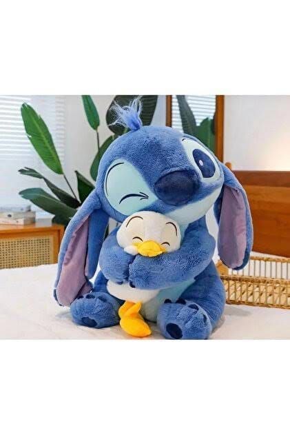 Stitch Plush Hugging Baby Duck Stuffed Toy