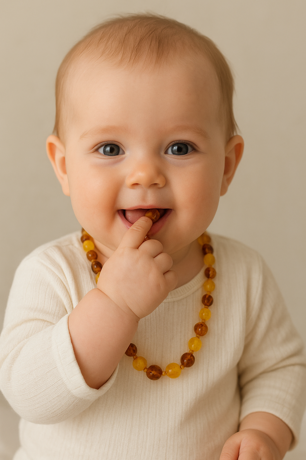 Baby amber necklace natural stone from Istanbul Grand Bazaar
